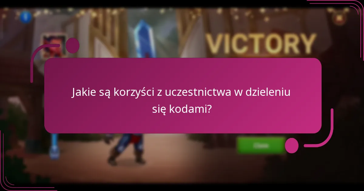 Jakie są korzyści z uczestnictwa w dzieleniu się kodami?