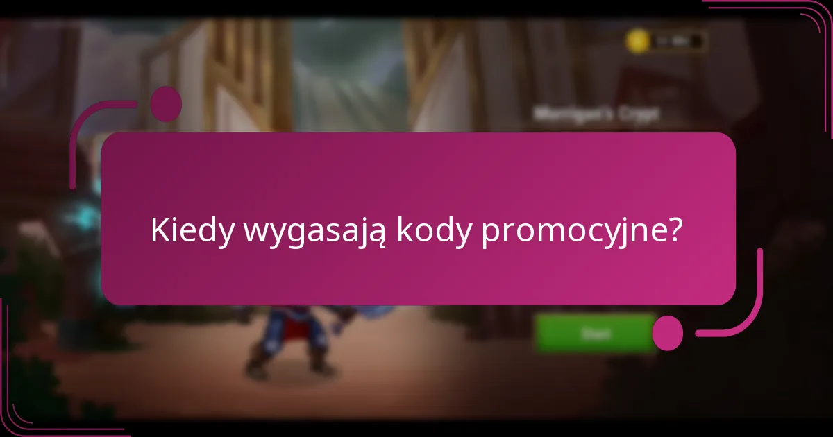 Kiedy wygasają kody promocyjne?